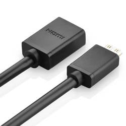 UGREEN 20137 Mini HDMI Male to HDMI Female 22CM Adapter UGREEN 20137 Mini HDMI Male to HDMI Female 22CM Adapter